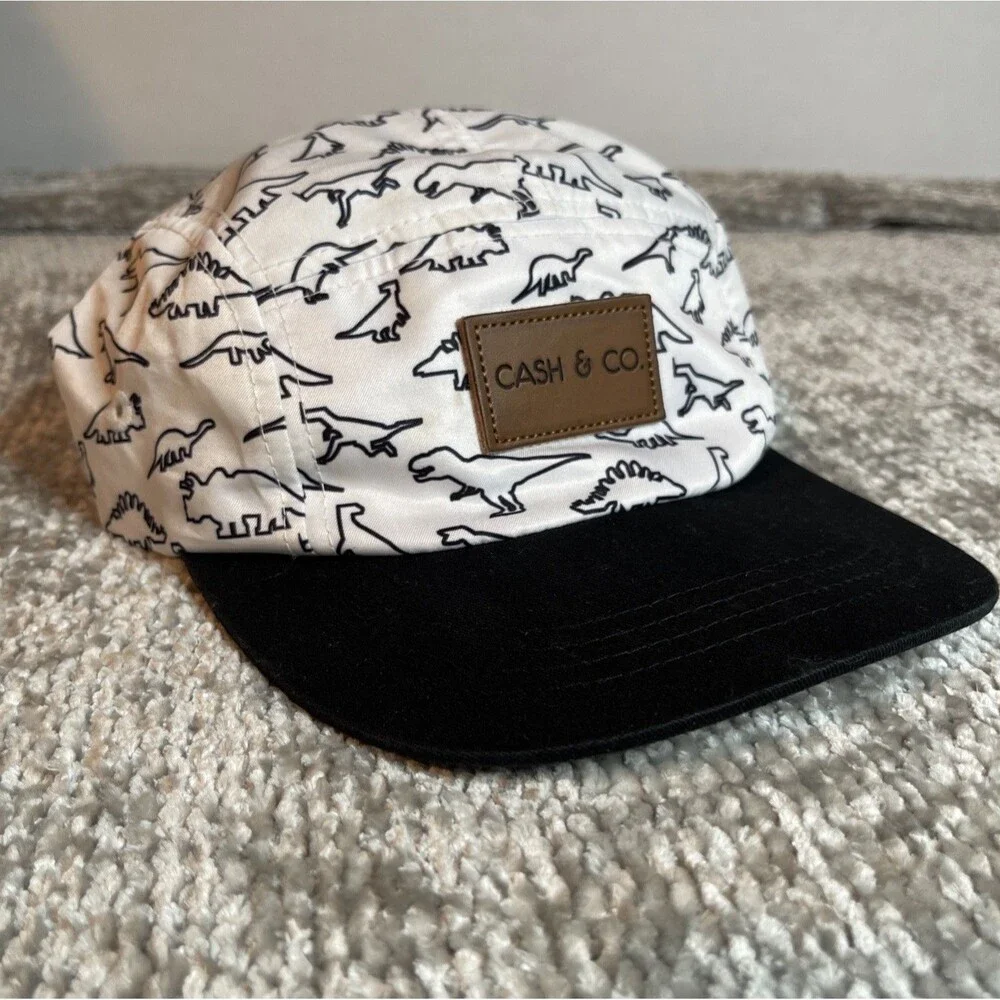 Cash & Co Hat Cap Snap Back Large - Extra Large Dinosaur Print Youth Boys Kids